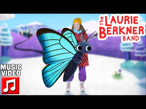 "I Saw A Butterfly" by The Laurie Berkner Band from "Let's Go!" album | Get Dressed Songs For Kids