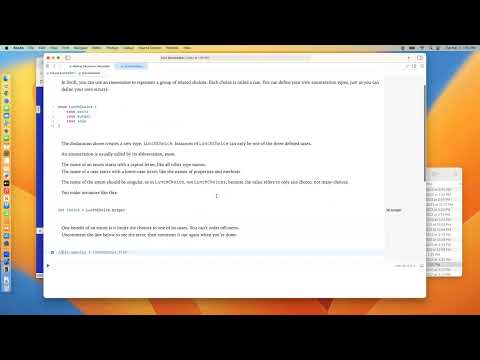 Swift Programming 1 - Enums and Switch - Fall 2023