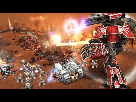 TITANIC BATTLE: Inquisition vs Legion of Khorne! - Unification Mod | WH40K: Dawn of War: Soulstorm