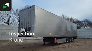 Semi-remorque fourgon Krone SD Roldeur Liftas Palletbox Rolltor | Image 4 - Autoline