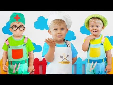 Oliver and Magical Carousel | Adventure Journey Through Various Professions