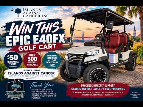 EPIC E40FX golf cart raffle video