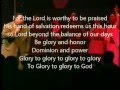 "Glory to Glory to Glory" Video with Lyrics by Fred Hammond