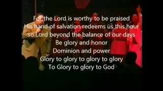 &quot;Glory to Glory to Glory&quot; Video with Lyrics by Fred Hammond