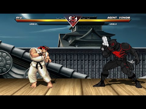 RYU vs AGENT VENOM - Highest Level Incredible Epic Fight!