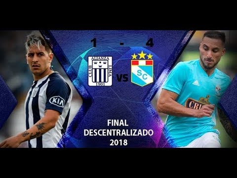 ALIANZA LIMA VS SPORTING CRISTAL (1- 4) 12-12-2018 PRIMERA FINAL  RESUMEN COMPLETO