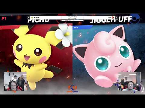 Komori (Pichu) vs. Gin (Jigglypuff) - LR6 | VirtuaSmash #2