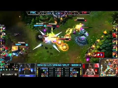 Amazing Lee Sin Insec Kicks   Fnatic VS Copenhagen Wolves 2014 MUST SEE
