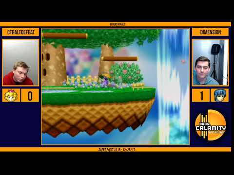Super S@LT #116 | ctraltdefeat (Peach) vs Dimension (Marth) - Losers Finals - Melee
