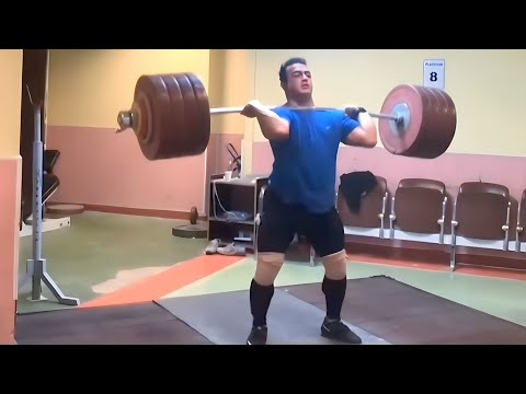 Sohrab Moradi (96) 243 kg clean and jerk