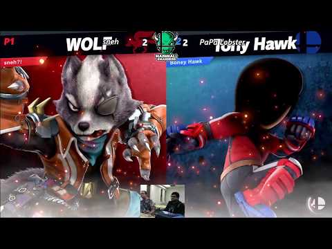 MS 10/24/19 - Sneh (Wolf) vs PaPa Lobster (Mii Brawler) - Winners Finals - SSBU