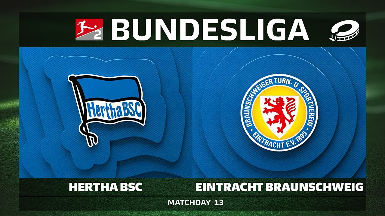 LIVE 🔴 Hertha BSC vs. Eintracht Braunschweig | Matchday 13 - Bundesliga 2 2025/26
