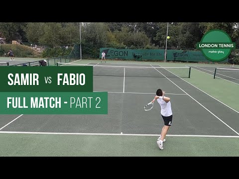 4.0 NTRP Singles Match - Samir vs Fabio (Part 2)