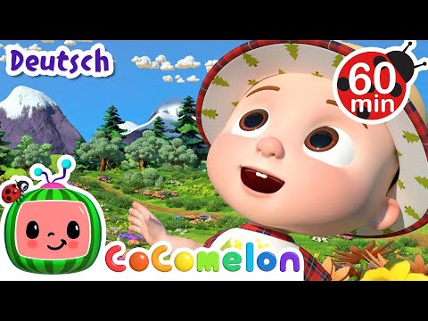 Ich liebe die Berge | CoComelon Deutsch | Cartoons und Kinderlieder