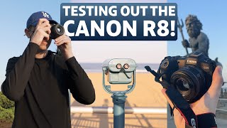 Canon EOS R8 & Canon 50mm RF: Sunset Beach Photography (Capturing Golden Hour)