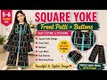 Beautiful Baby Girl Frock With Plazo Cutting Stitching Front Patti Design Easy Sewing Tutorial