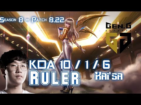 GEN Ruler KAI'SA vs VAYNE ADC - Patch 8.22 KR Ranked