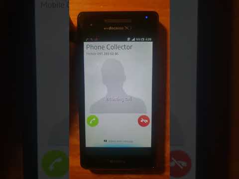 Sony Xperia AX incoming call has battery empty! #shorts