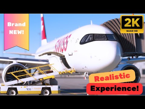 Ultra-Realistic Full Flight | Munich to Zurich in the FlyByWire A320NX | Microsoft Flight Simulator
