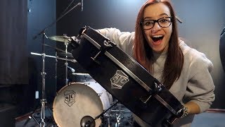 Video thumbnail for SJC UFO Drum Unboxing! by Kristina Schiano