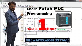 Fatek PLC Programming in 1 hour|  Basic PLC Training| Ladder diagram programming|Complete PLC Course