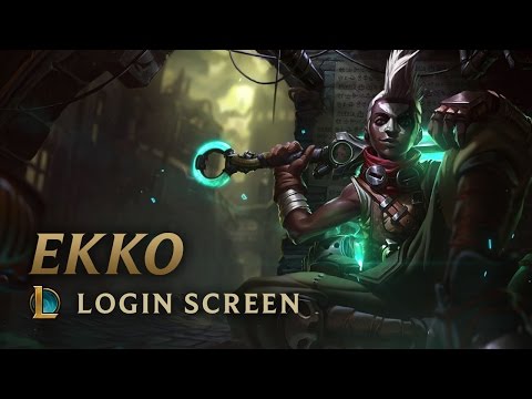Ekko, the Boy Who Shattered Time | Login Screen - League of Legends