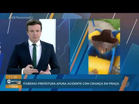 Prefeitura de Itaberaí investiga acidente com criança em praça pública