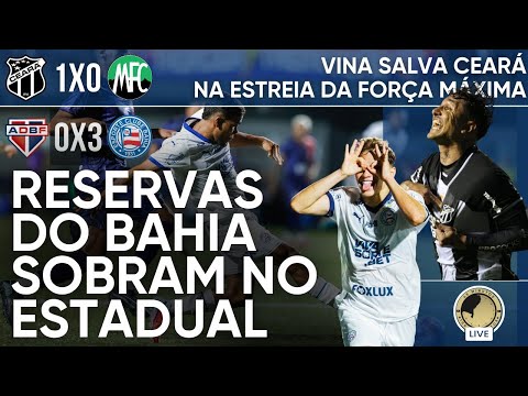 BAHIA É SUPERIOR E VENCE MAIS UMA NA ARENA CAJUEIRO. CEARÁ ESTREIA TIME PRINCIPAL COM VITÓRIA