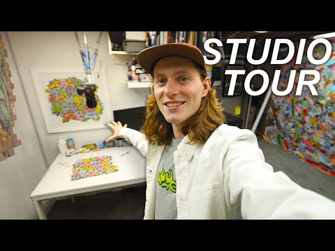 Graffiti Artist Studio Tour with Sive