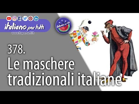 378. Le maschere tradizionali italiane