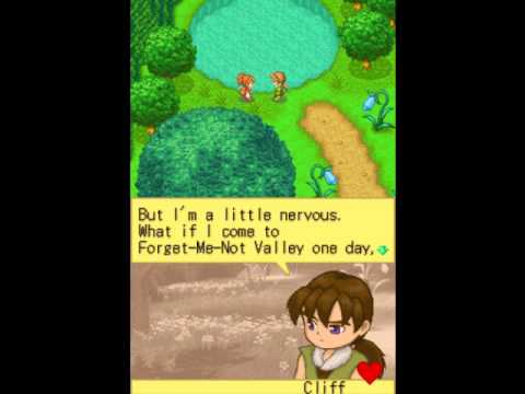 Harvest Moon Ds Cute Cliff yellow heart event