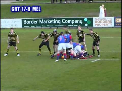 MATT LOCHRIE MEMORIAL CUP - GALA RED TRIANGLE v MELROSE UNDER 15 - BORDERS RUGBY