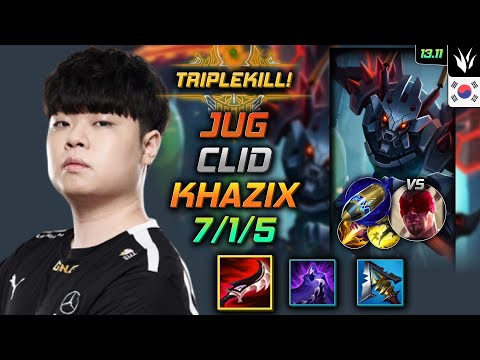 Kha'Zix Jungle Build Clid Duskblade of Draktharr First Strike - LOL KR Challenger Patch 13.11