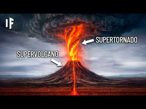 What If A Super Tornado Hit a Super Volcano?