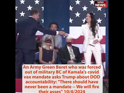 RNC CO-CHAIR Lara Trump: vote early! win BIGLY; Green Beret forced out due to mandate