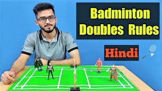 Badminton Doubles Rules in Hindi