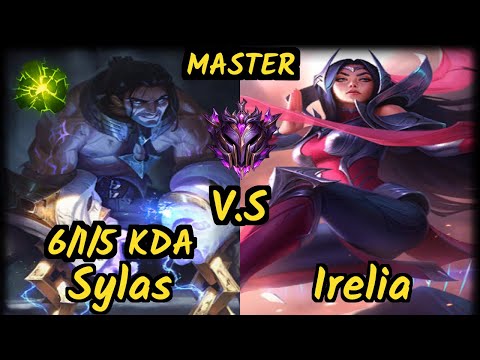 ONE Brucer (SYLAS) vs IRELIA - 6/1/5 KDA MID GAMEPLAY - BR Ranked MASTER