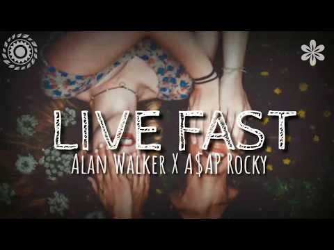 Alan Walker, A$AP Rocky - Live Fast (Lyrics Video) PUBG Mobile