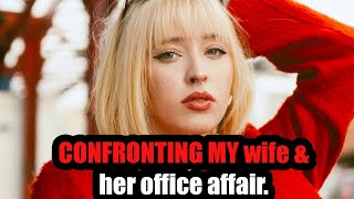 CONFRONTING MY wife and her office affair.