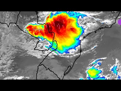 ALERTA DE CHUVA FORTE E TEMPORAIS PARTE DO SUL BRASIL MATO GROSSO DO SUL E SÃO PAULO 05/11/2025