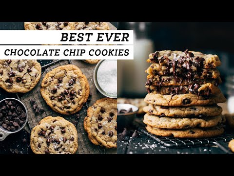 BEST EVER Chocolate Chip Cookies (no chill, mix by hand)