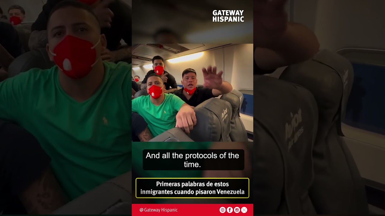 Primeras palabras de estos migrantes cuando pisaron Venezuela