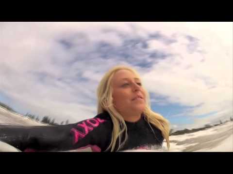 12 Yr Old Alyssa Surfing