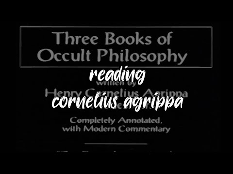 [Muse Lessons] Agrippa's Three Books of Occult Philosophy