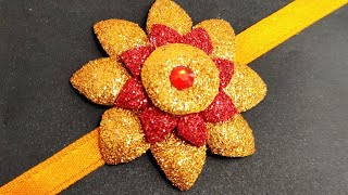 DIY Rakhi | Glitter Sheet Rakhi #shorts #rakhi | Handmade Rakhi