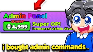 I Bought ADMIN COMMANDS In Roblox Don't Wake The Brainrots!