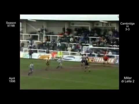 1997 - 98 Hartlepool FC 41 D Cambridge - Miller di Lelle 2