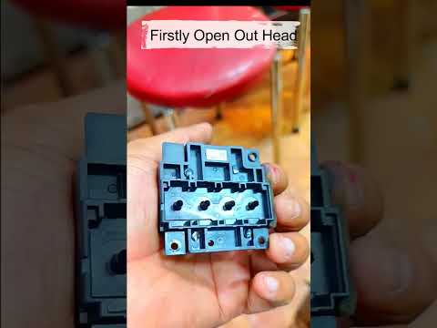 cleaning printer head with water !!!!    #shorts  #ytshorts  #epson  #tech