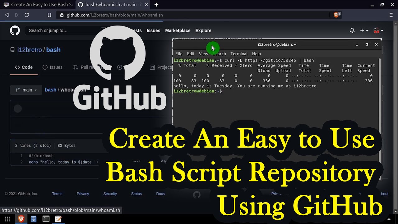 Create An Easy to Use Bash Script Repository Using GitHub