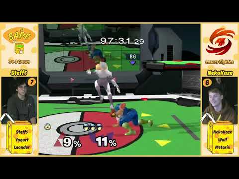 Steff$ + Yoghurt + Leander vs NekoKaze + Wolf + Metarix – SAPF – 3 v 3 Crews – Losers Eighths